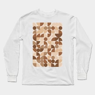 Aesthetic - Geometric Pattern - Shapes #1 Long Sleeve T-Shirt